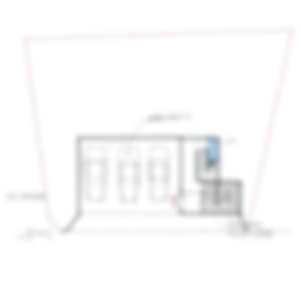 40坪 2ldk 広いテラスに地下1階駐車場 高低差生かした3階建の家の間取り図 Madree マドリー