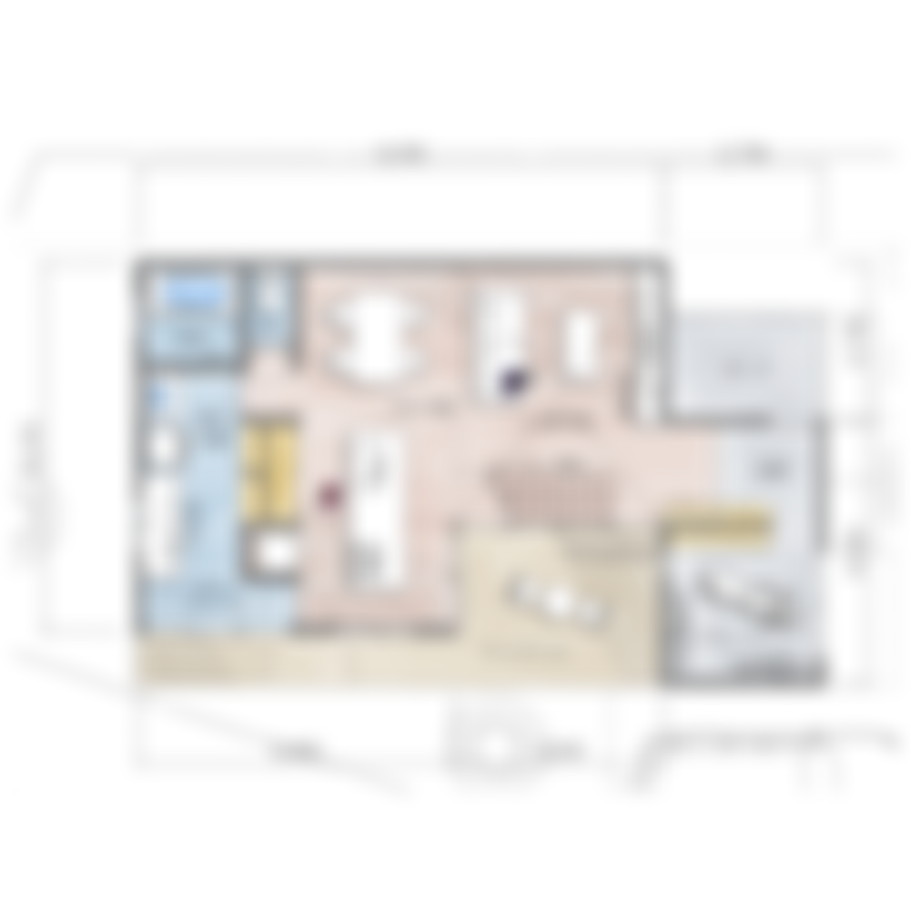 27坪 30坪 2ldk 休日は趣味の時間を バイクガレージのある家の間取り図 Madree マドリー