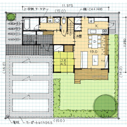 土地63坪の間取り一覧 理想の間取り図と出会う Madree マドリー