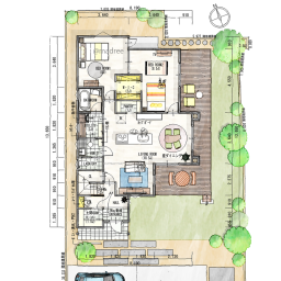土地130坪の間取り一覧｜理想の間取り図と出会う「madree（マドリー）」