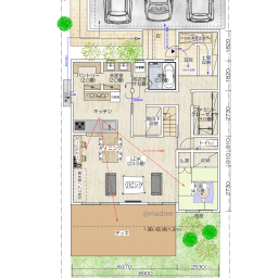 土地76坪の間取り一覧 理想の間取り図と出会う Madree マドリー