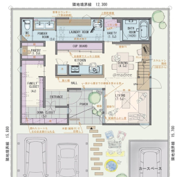 家事室の間取り一覧 理想の間取り図と出会う Madree マドリー