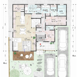 土地58坪の間取り一覧 理想の間取り図と出会う Madree マドリー