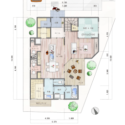 台形の間取り一覧 理想の間取り図と出会う Madree マドリー