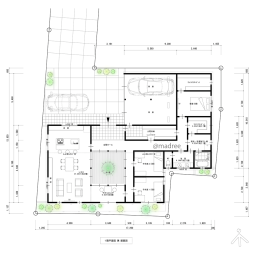 中庭の間取り一覧 理想の間取り図と出会う Madree マドリー