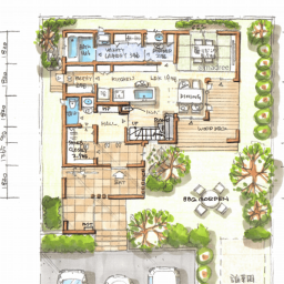 土地80坪の間取り一覧 理想の間取り図と出会う Madree マドリー