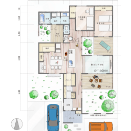 土地80坪の間取り一覧 理想の間取り図と出会う Madree マドリー
