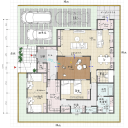 土地70坪の間取り一覧 理想の間取り図と出会う Madree マドリー