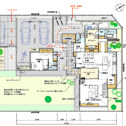 坪庭の見える浴室の間取り一覧 理想の間取り図と出会う Madree マドリー