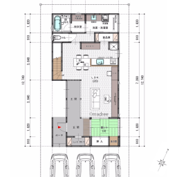 縦長の間取り一覧 理想の間取り図と出会う Madree マドリー