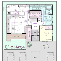 総二階の間取り一覧 理想の間取り図と出会う Madree マドリー