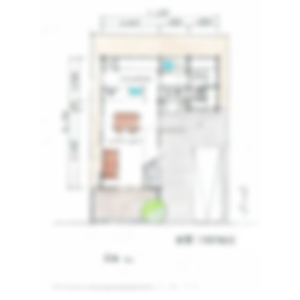 [25坪 3LDK] コンパクトなL字型の生活動線、共働きに嬉しい陽だまり2階サンルームのある家の間取り図　配置図の画像