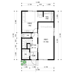 シンプルな暮らしが叶うベーシックコンパクトで機能性のある間取り
