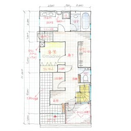 適材適所の収納と採光に配慮した心地良く住める3階建ての家