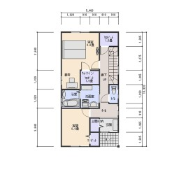 間口が狭くても広々した居住空間で暮らし満喫できる3階建ての家