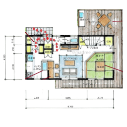 コンパクトながら機能性をぎゅっと詰め込んだ堀座卓でのんびり寛げる家